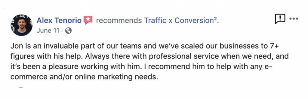 jon warren review alex tenorio