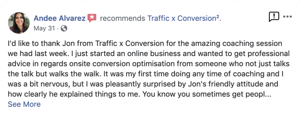 jon warren review andee alvarez