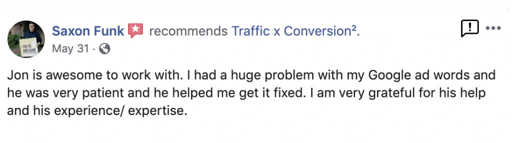 jon warren review saxon funk